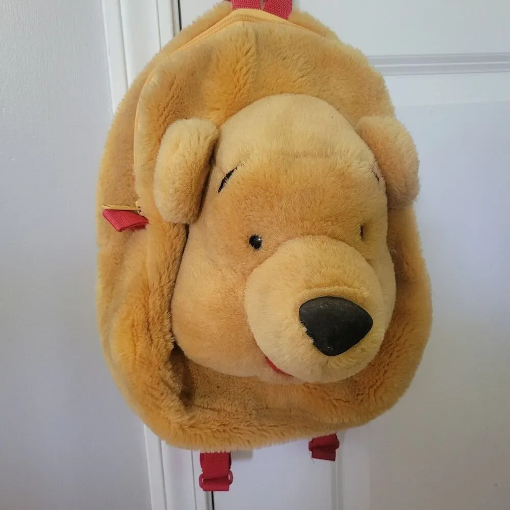 The Disney Store Winnie The Pooh Plush Backpack